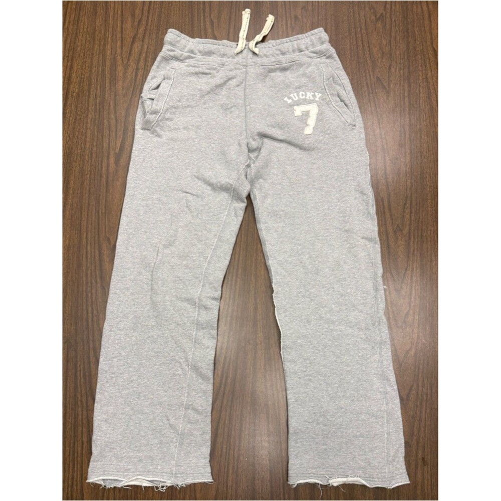 Kingdom Lucky 7 Men's Gray Sweatpants Joggers Large